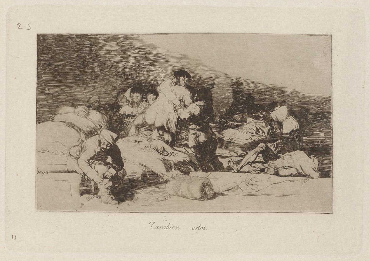 These Too, Plate 25 from The Disasters of War by Francisco de Goya