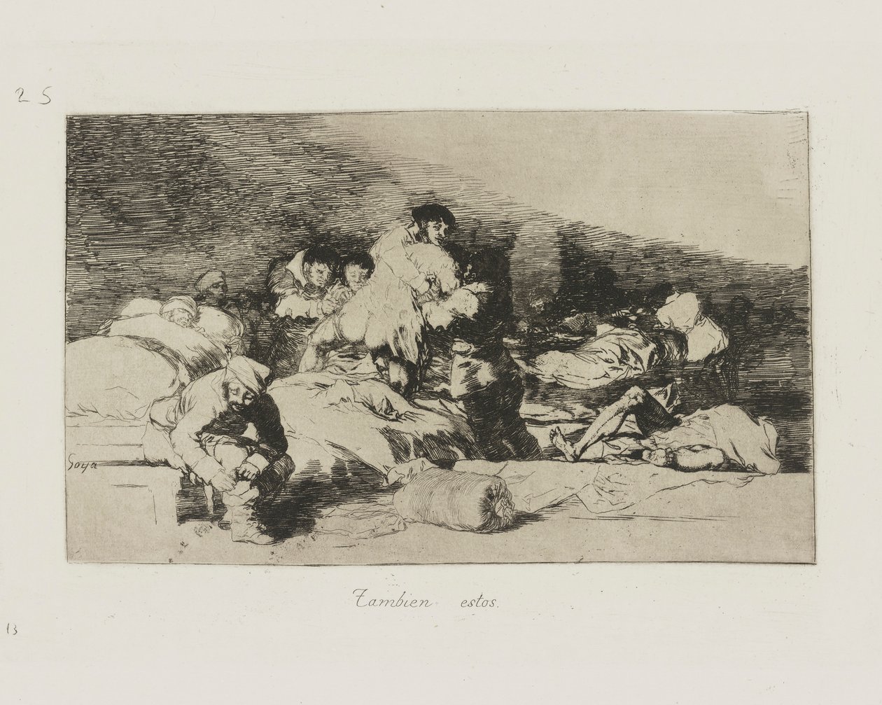 These Too, plate 25 from the series The Disasters of War by Francisco de Goya