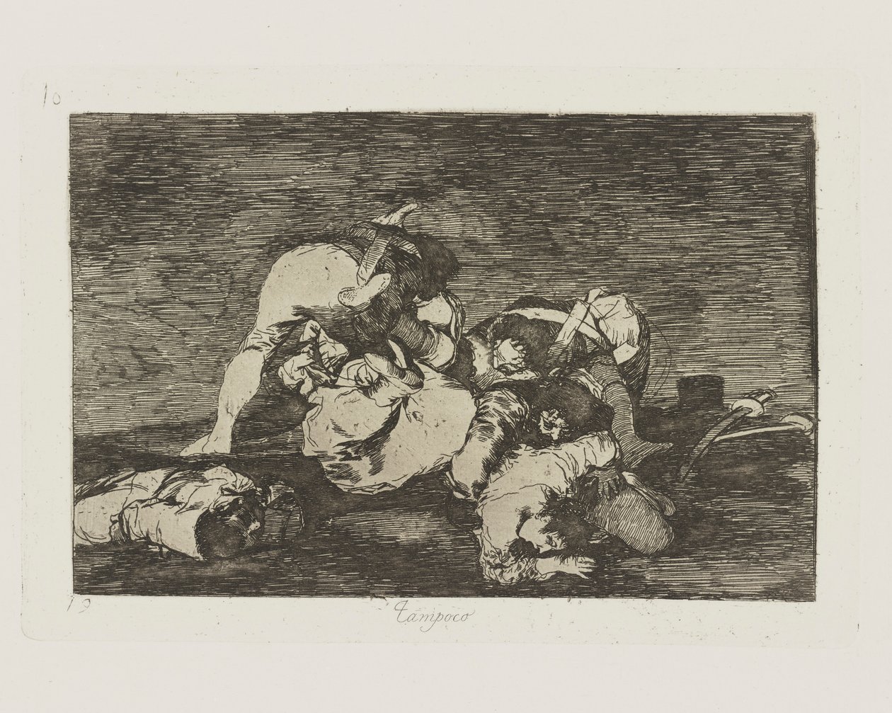 Nor Do These Either, Plate 10 from The Disasters of War by Francisco de Goya