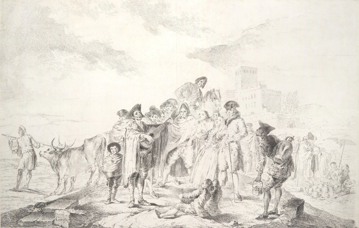 The blind guitarist (El ciego de la guitarra) by Francisco de Goya