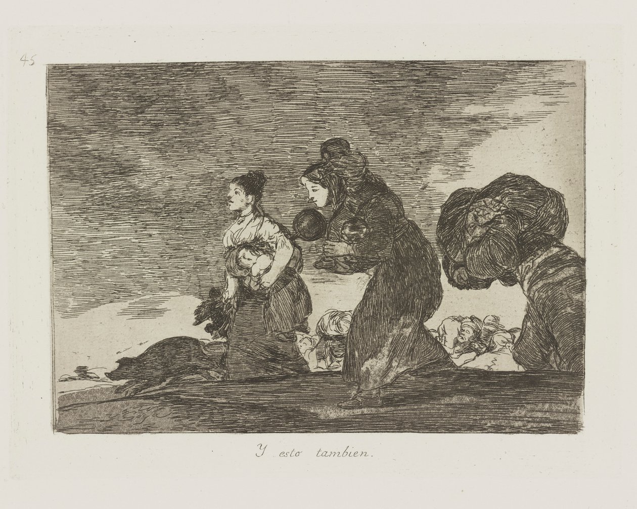 And This Too, plate 45 from the series The Disasters of War by Francisco de Goya