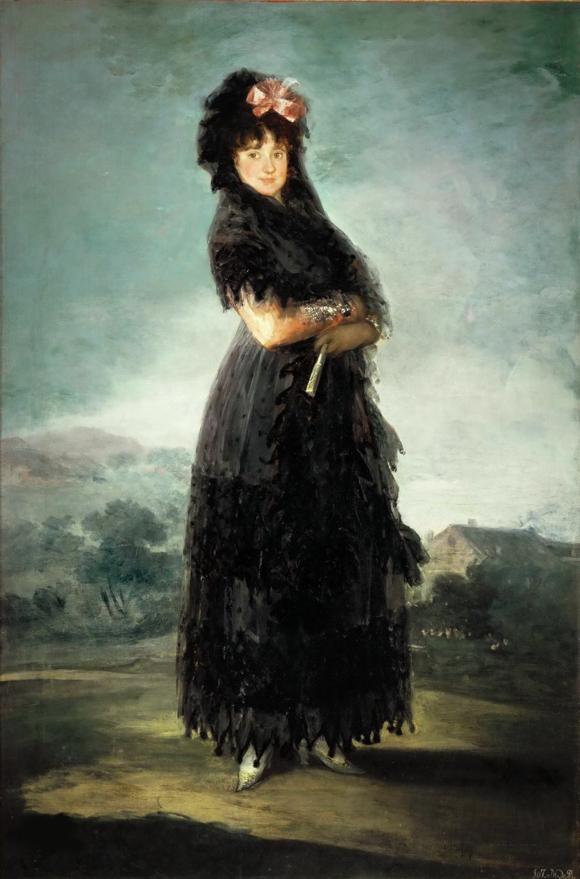 Mariana Waldstein, Ninth Marquise de Santa Cruz by Francisco Goya de