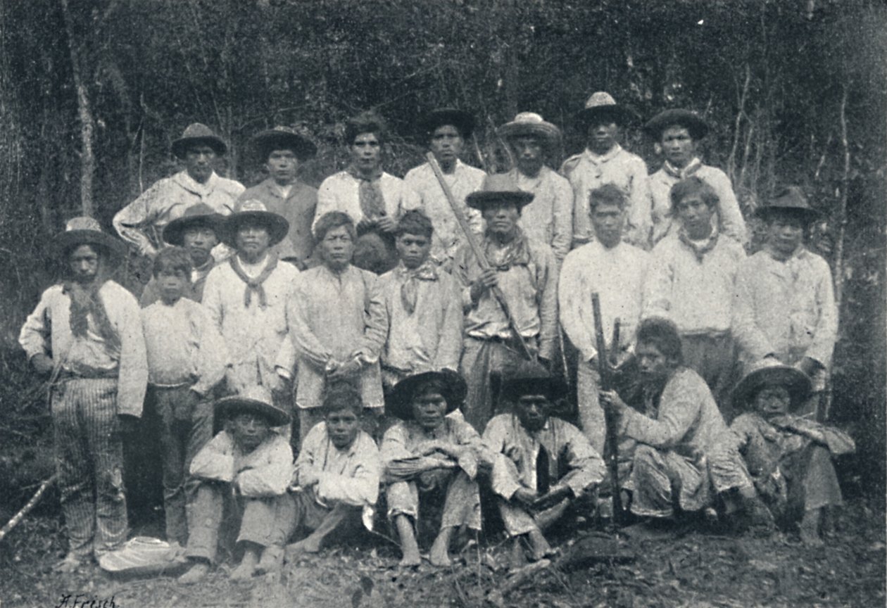 Indios Guaranys, 1895 by Francisco Henszler