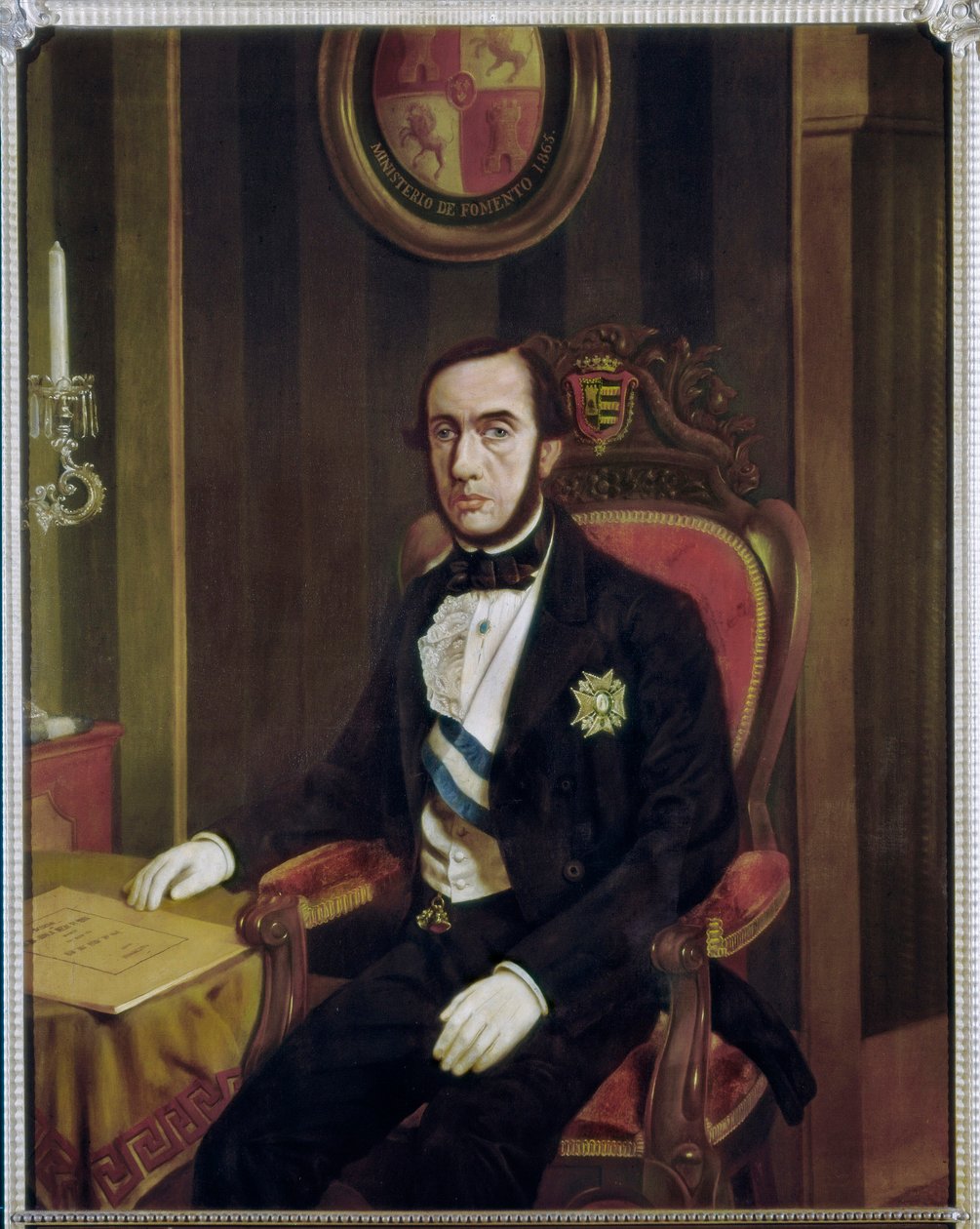 Portrait of Antonio Alcala Galiano by Francisco Javier de Urrutia