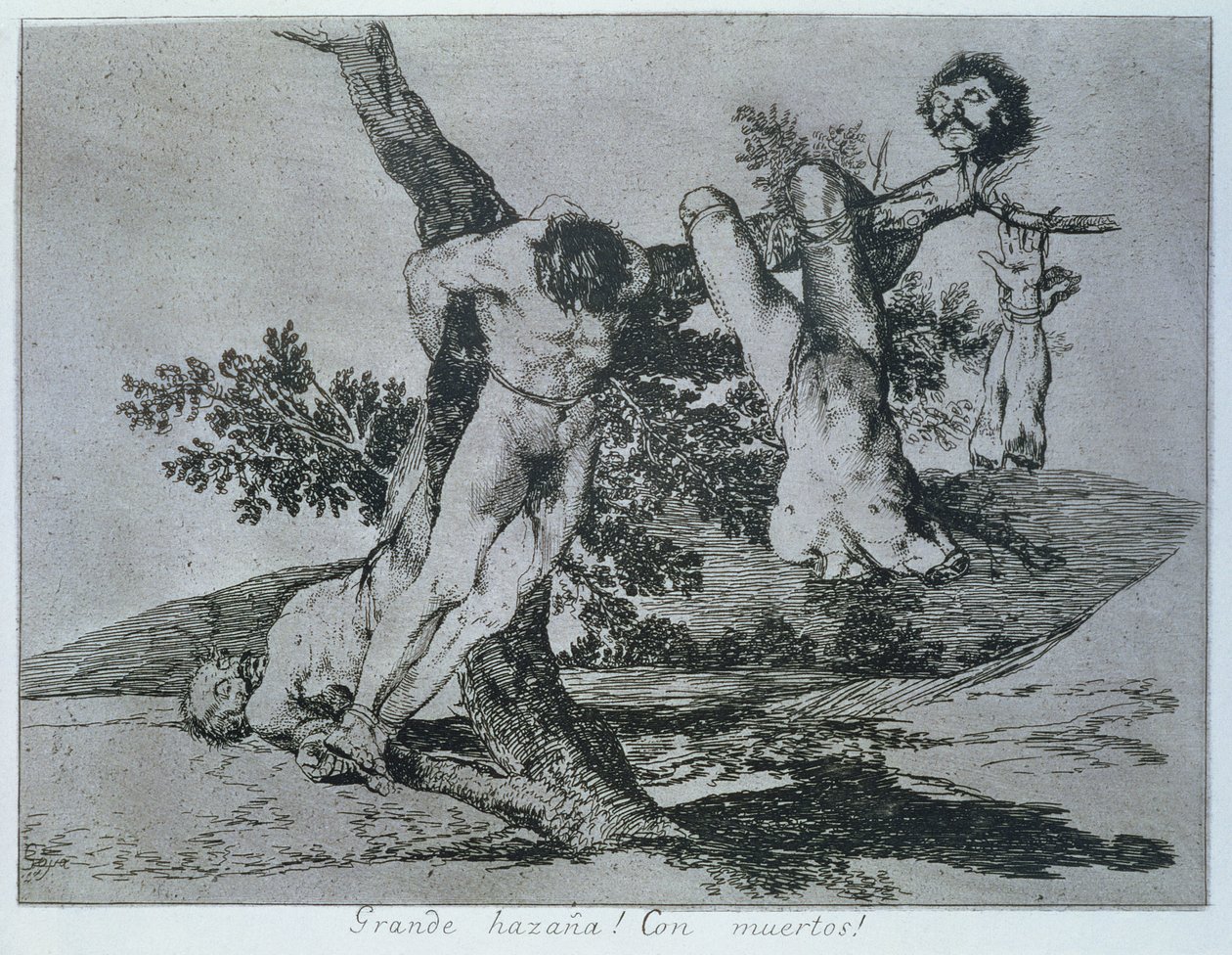 A Heroic Feat! With Dead Men!, plate 39 of 