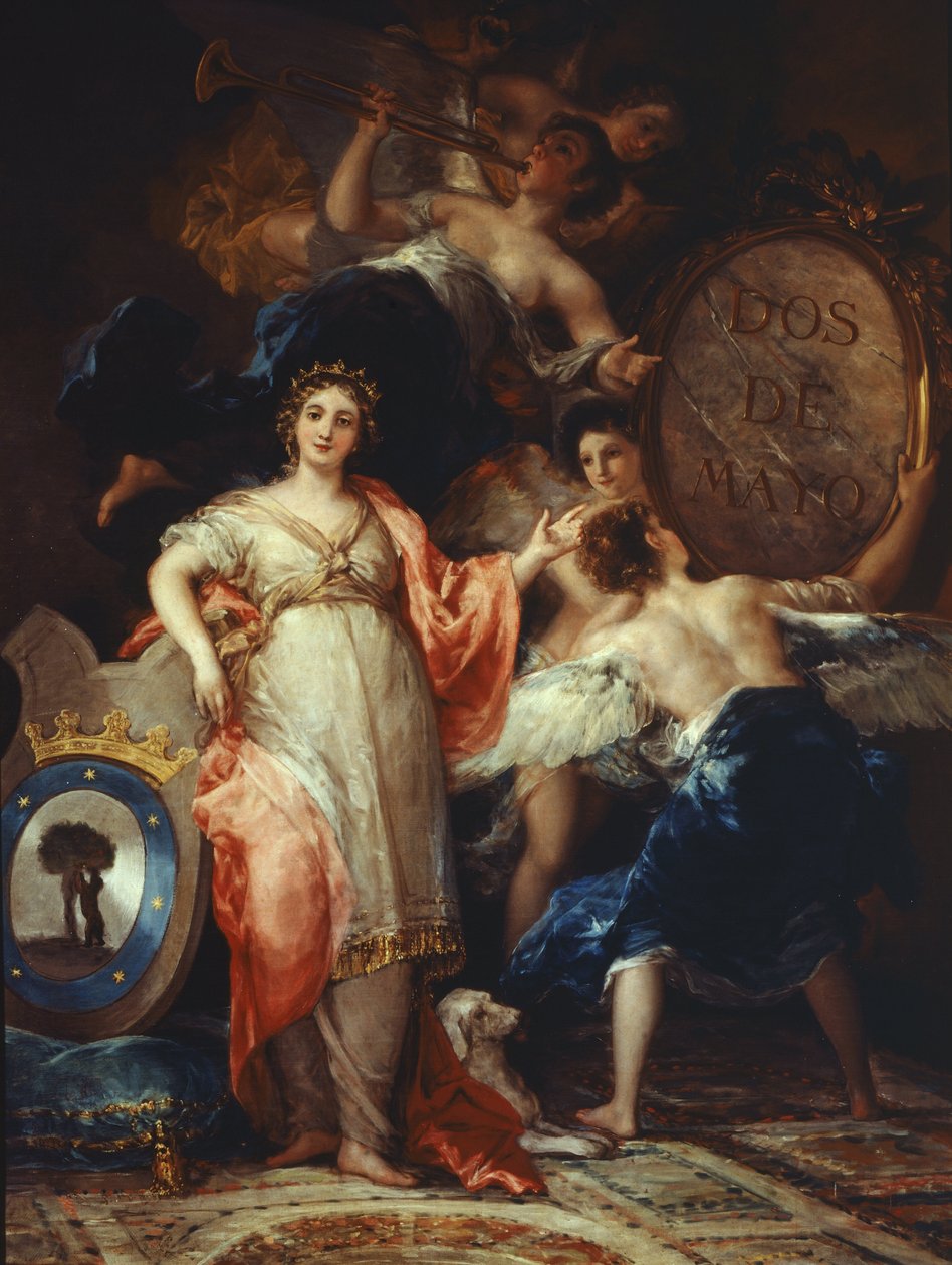 Allegory of the City of Madrid (Spain) by Francisco de Goya