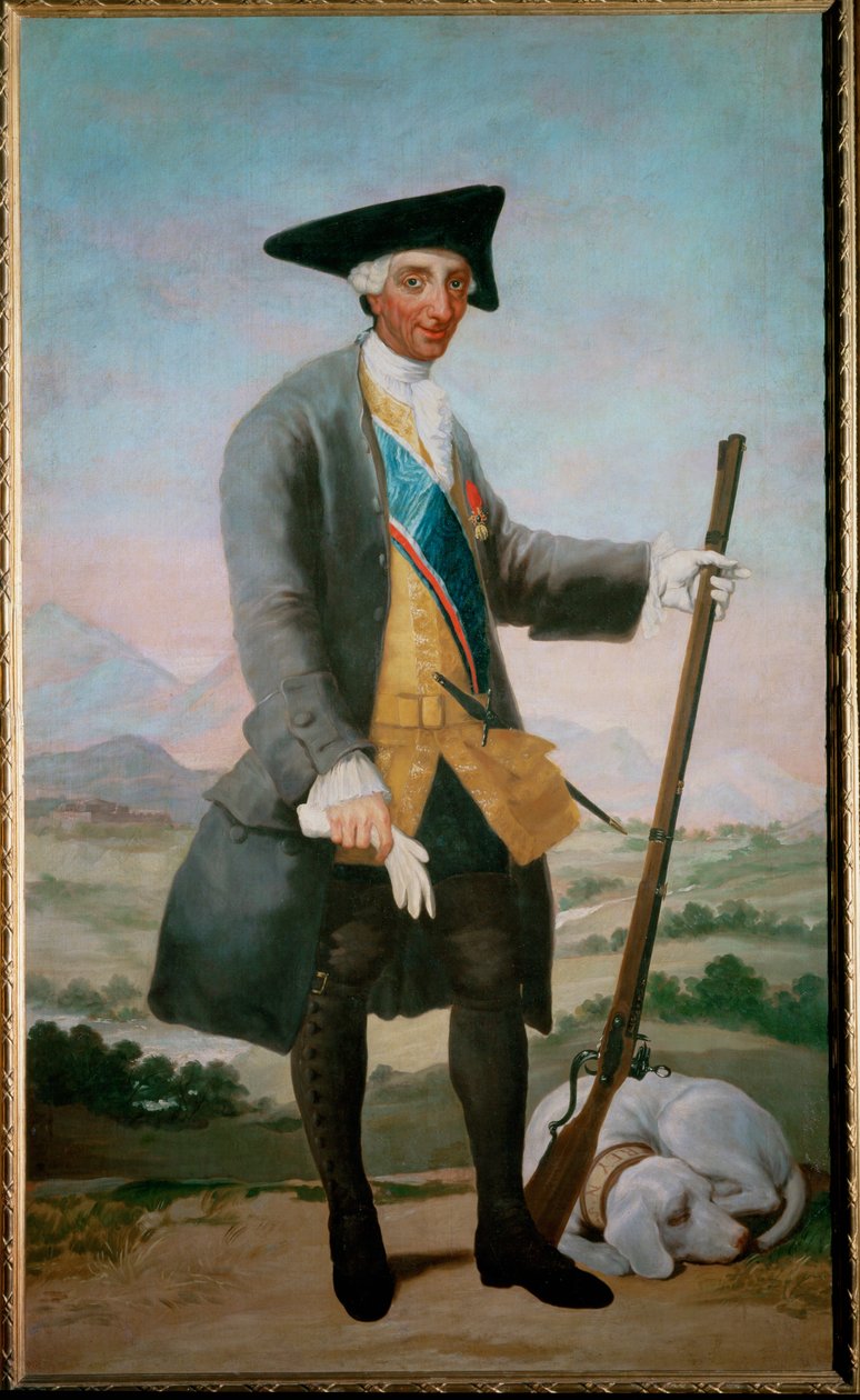 Carlos III in Hunting Costume by Francisco Jose de Goya y Lucientes