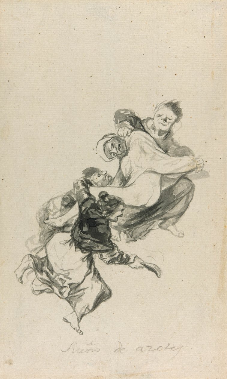 Dream of Flogging by Francisco Jose de Goya y Lucientes