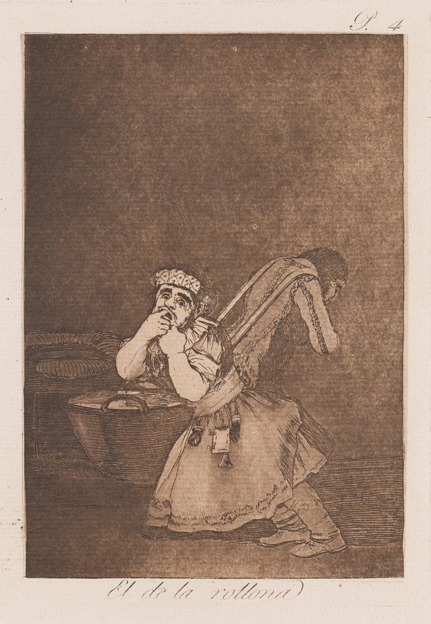 El de la Rollona, late 18th-early 19th century by Francisco de Goya