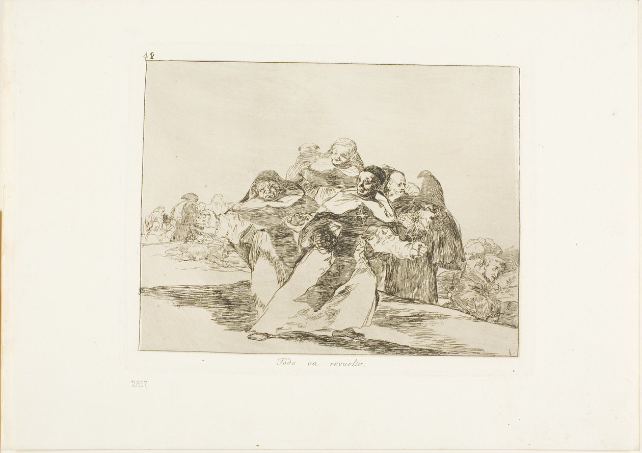 Everything is Topsy-Turvy, plate 42 from The Disasters of War by Francisco Jose de Goya y Lucientes