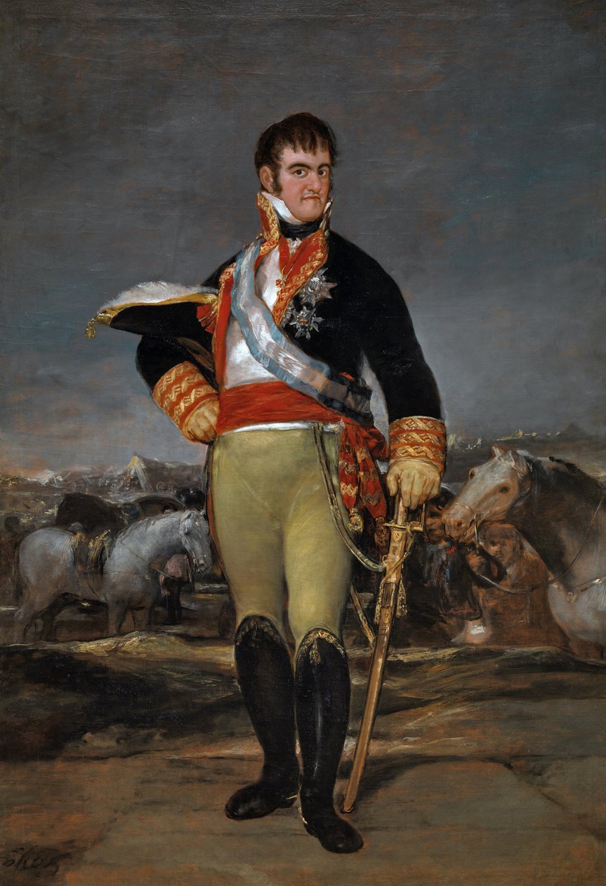 Ferdinand VII by Francisco Jose de Goya y Lucientes