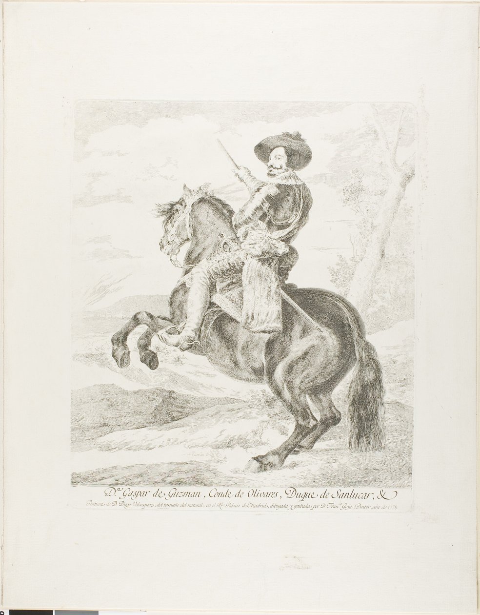 Gaspar de Guzman, Count-Duke of Olivares by Francisco Jose de Goya y Lucientes