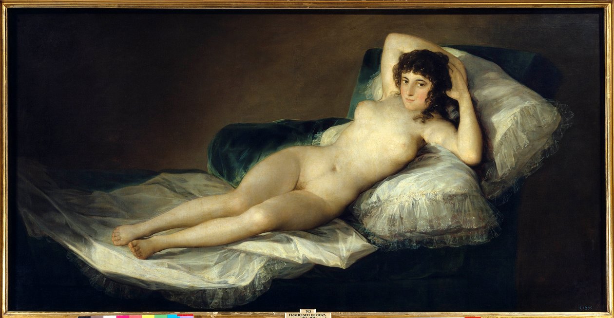 The Nude Maja by Francisco Jose de Goya y Lucientes