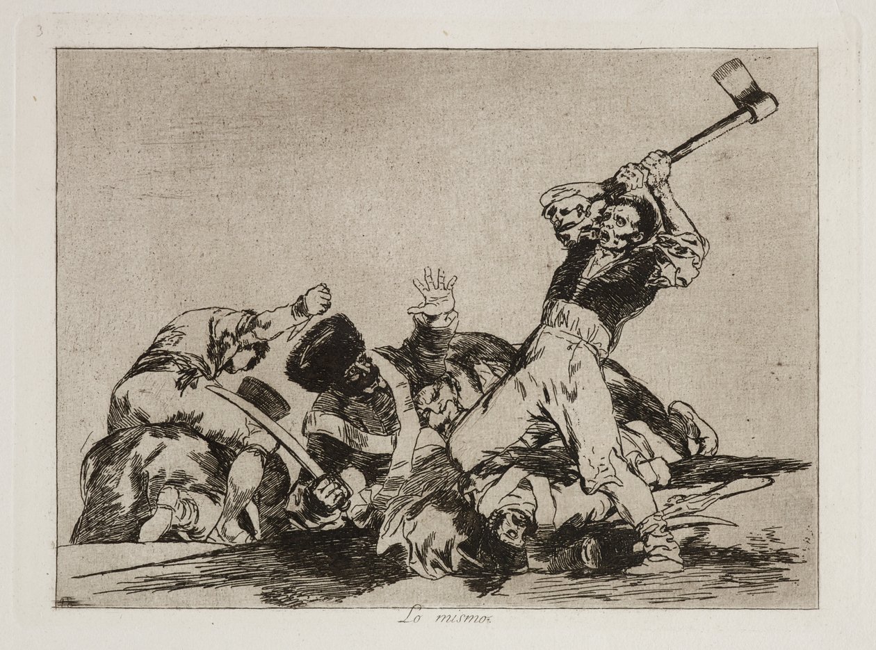 Lo Mismo (The Same) by Francisco Jose de Goya y Lucientes