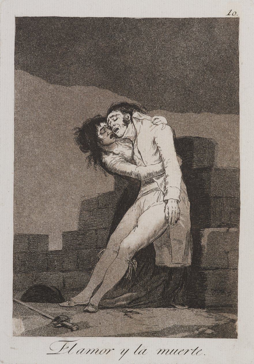 Love and Death by Francisco de Goya