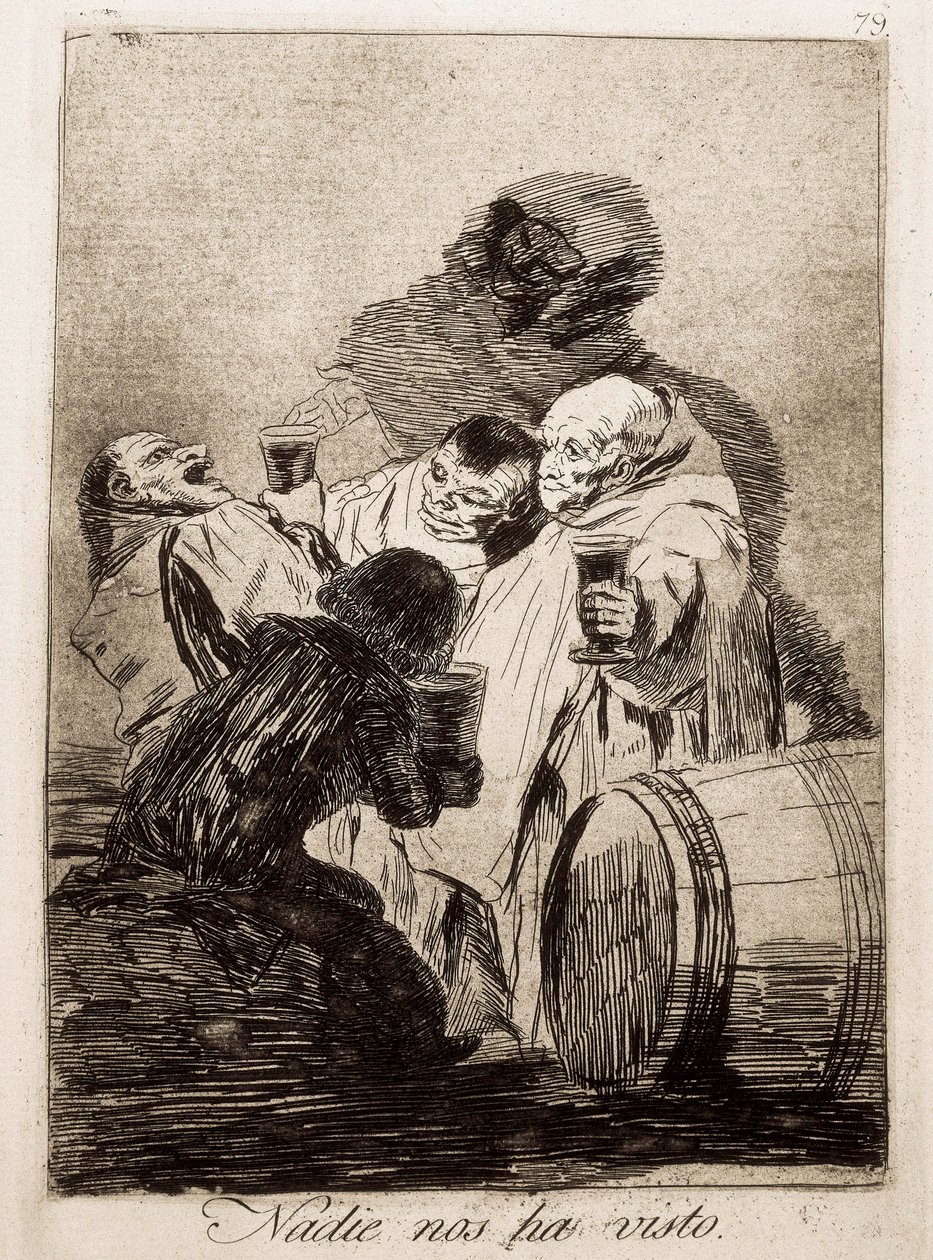 Nobody Saw Us by Francisco de Goya