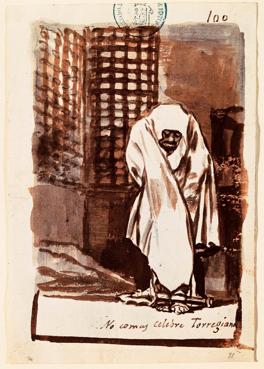 Do Not Eat, Illustrious Torregiano by Francisco Jose de Goya y Lucientes