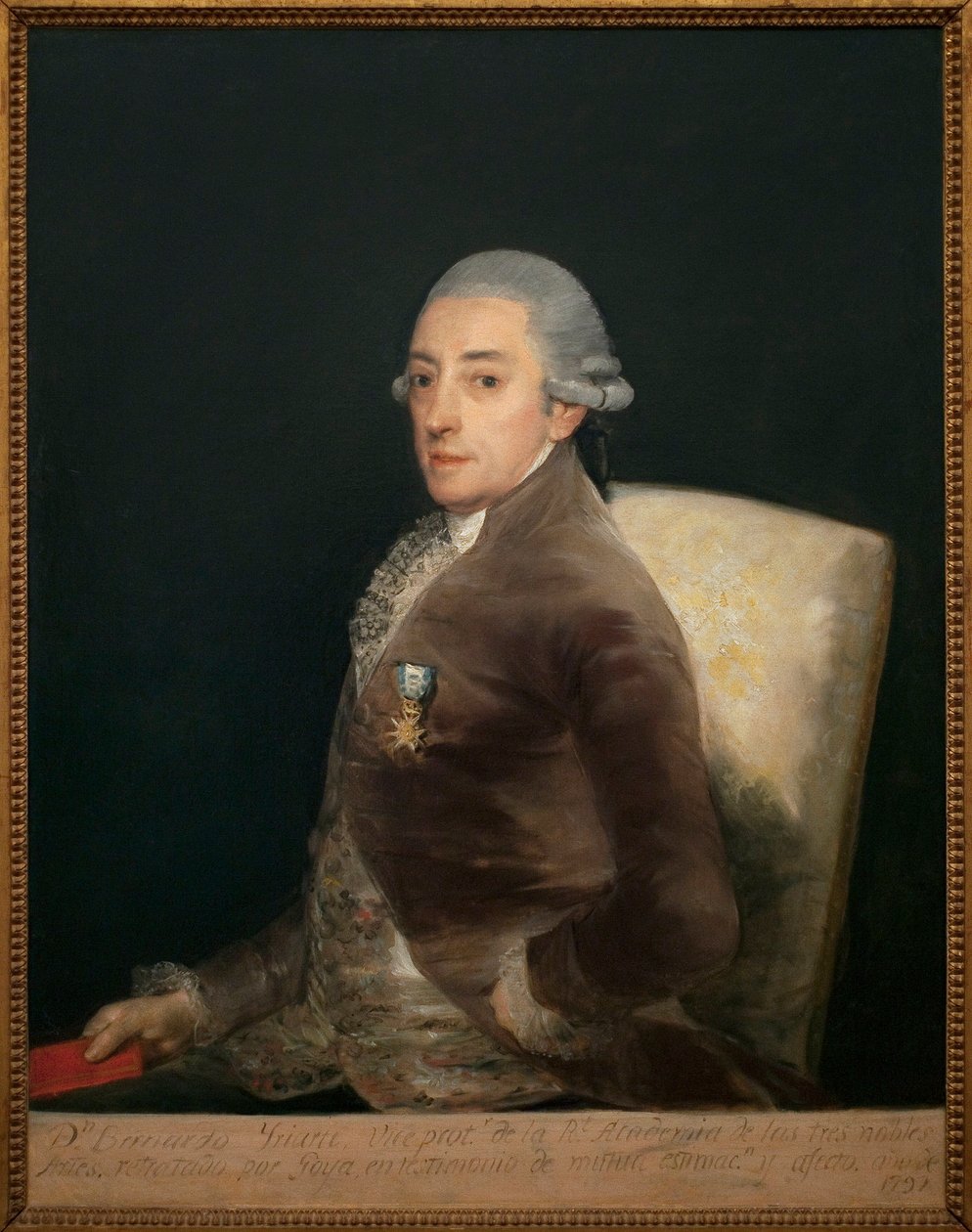 Portrait of Don Bernardo de Iriarte (1735-1814). Painting by Francisco de Goya by Francisco de Goya