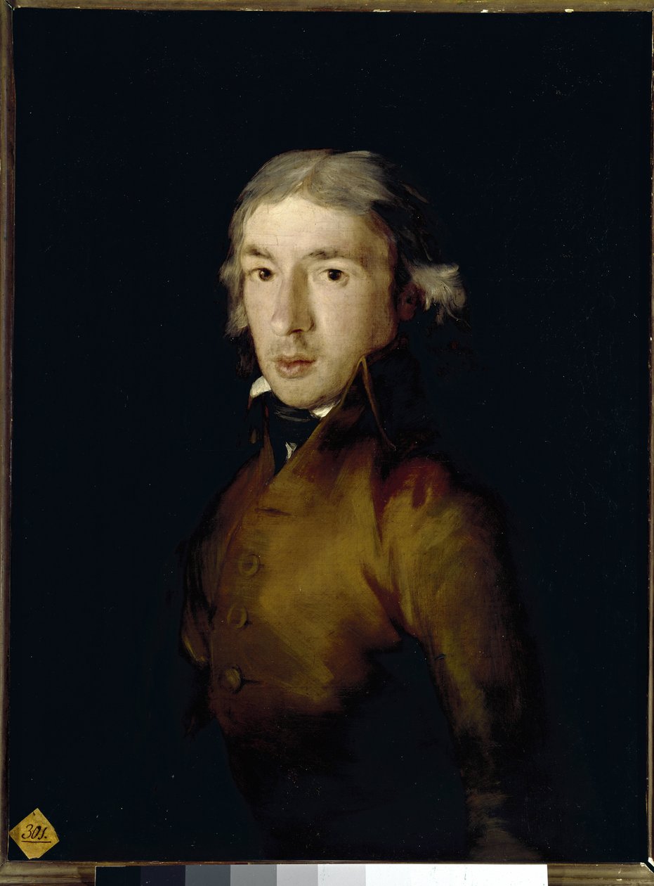 Portrait of Leandro Fernandez de Moratin, Spanish Poet and Playwright by Francisco de Goya