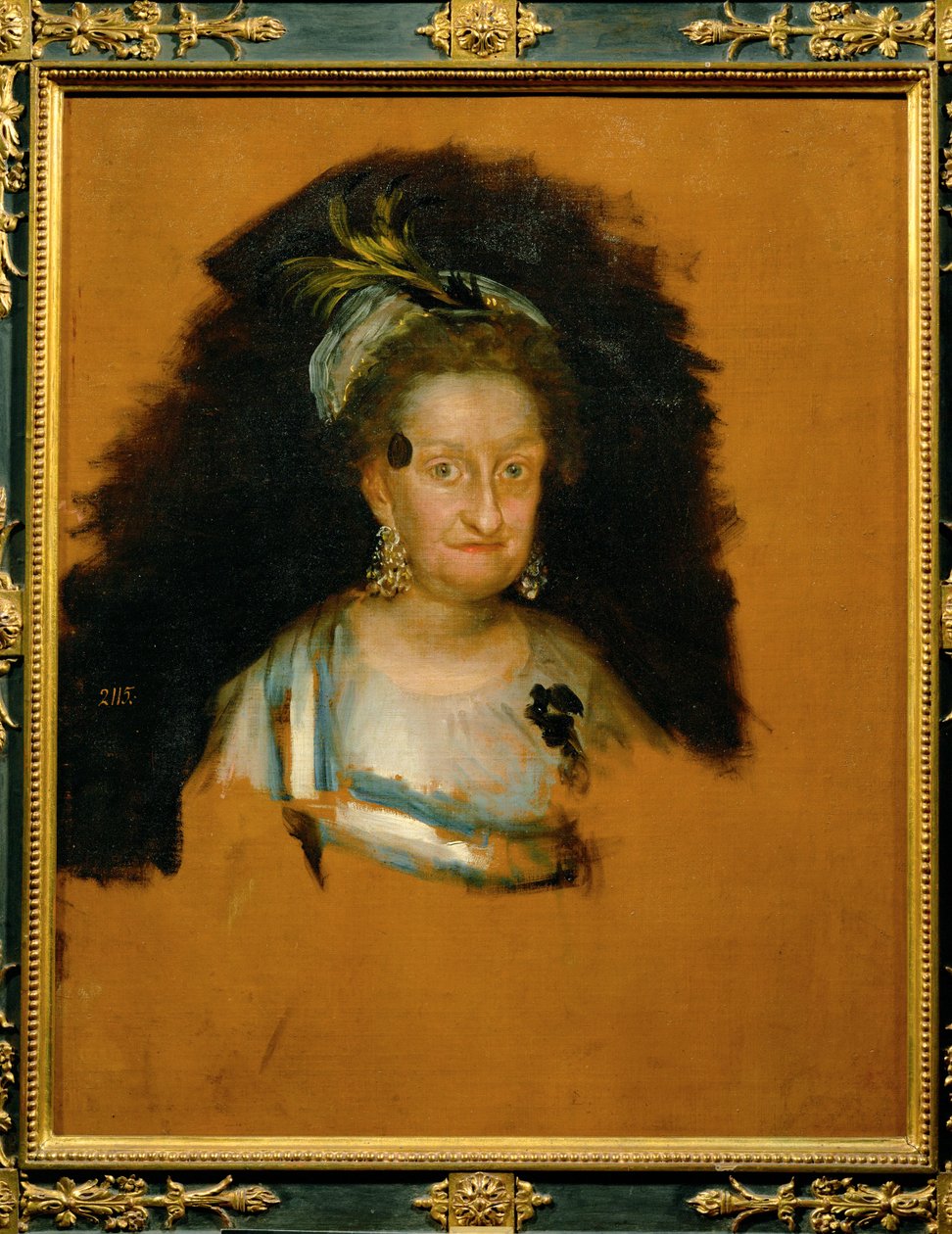 Queen Maria Luisa of Spain by Francisco Jose de Goya y Lucientes