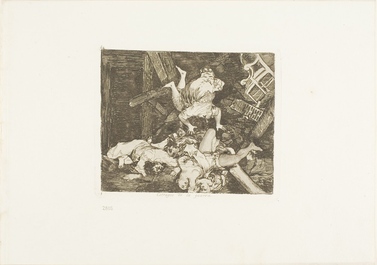 Ravages of War, plate 30 from The Disasters of War by Francisco Jose de Goya y Lucientes