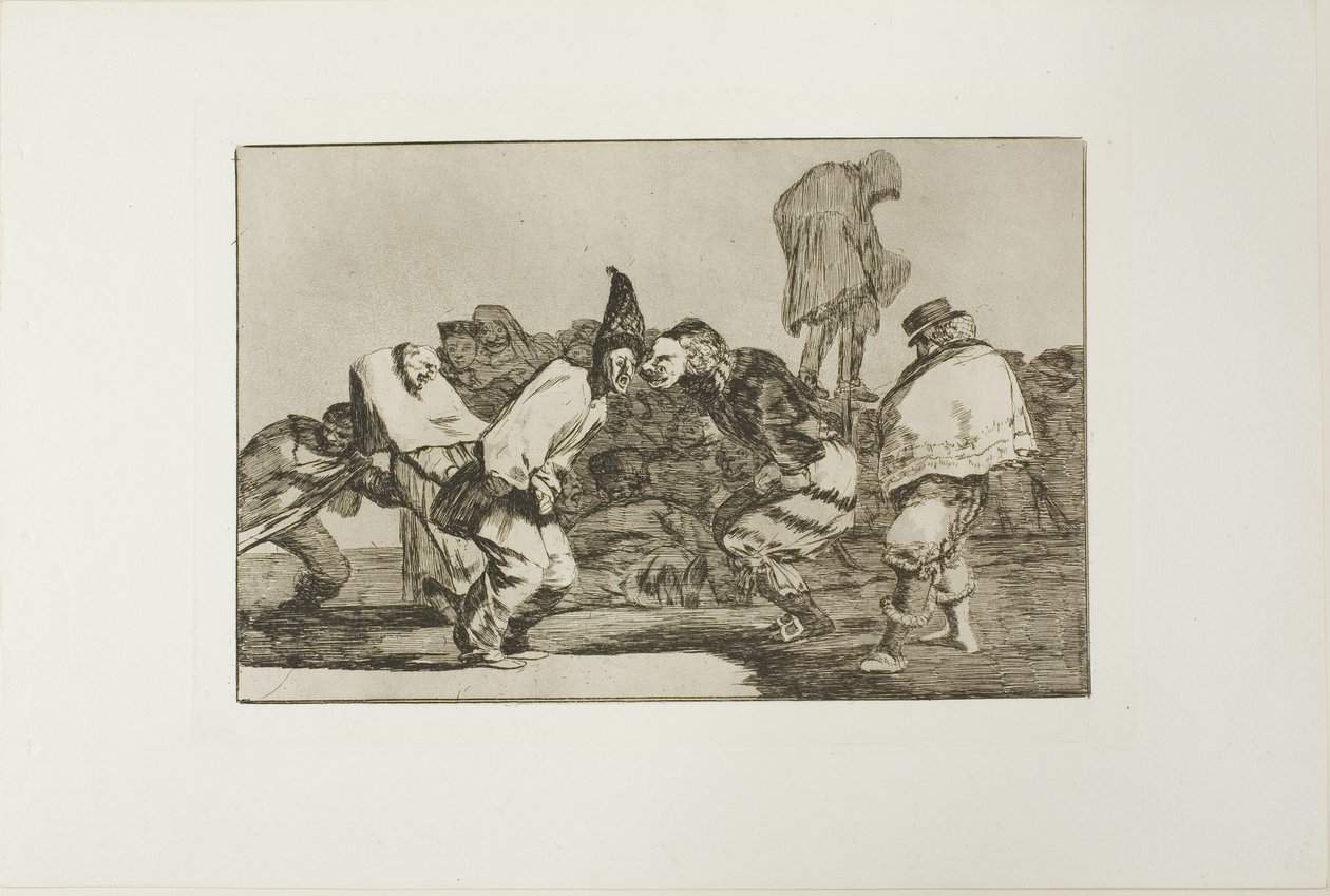 Rejoice, Carnival, for Tomorrow Thou wilt Be Ashes, plate 14 from Los Proverbios by Francisco Jose de Goya y Lucientes