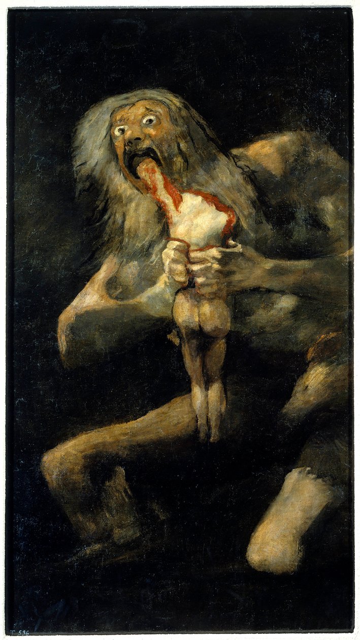 Saturn Devouring His Son by Francisco Jose de Goya y Lucientes