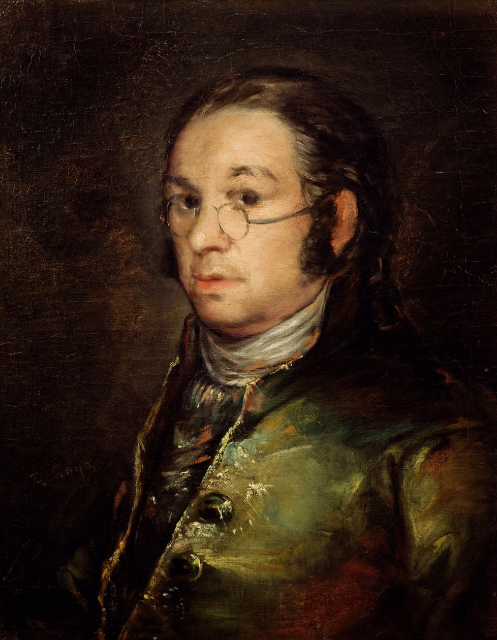 Self Portrait with Glasses by Francisco de Goya