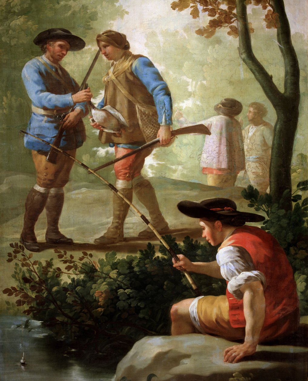The Angler by Francisco Jose de Goya y Lucientes