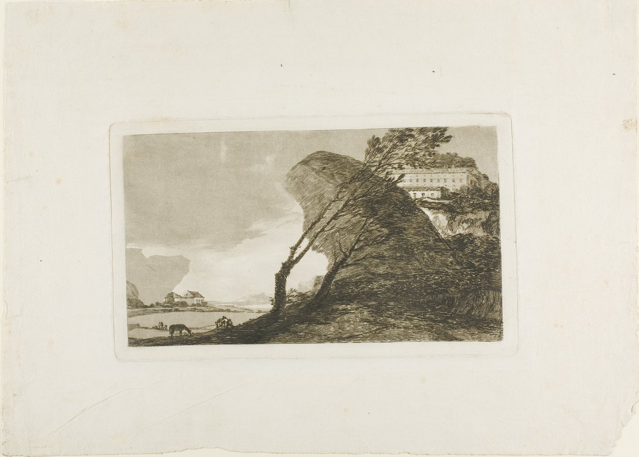 The Big Rock by Francisco Jose de Goya y Lucientes