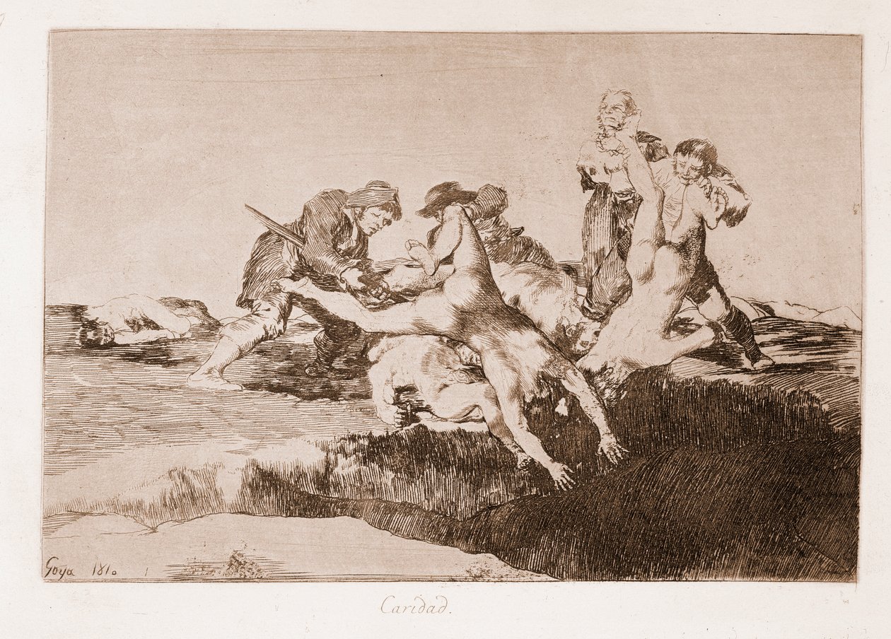 The Disasters of War: Charity by Francisco de Goya