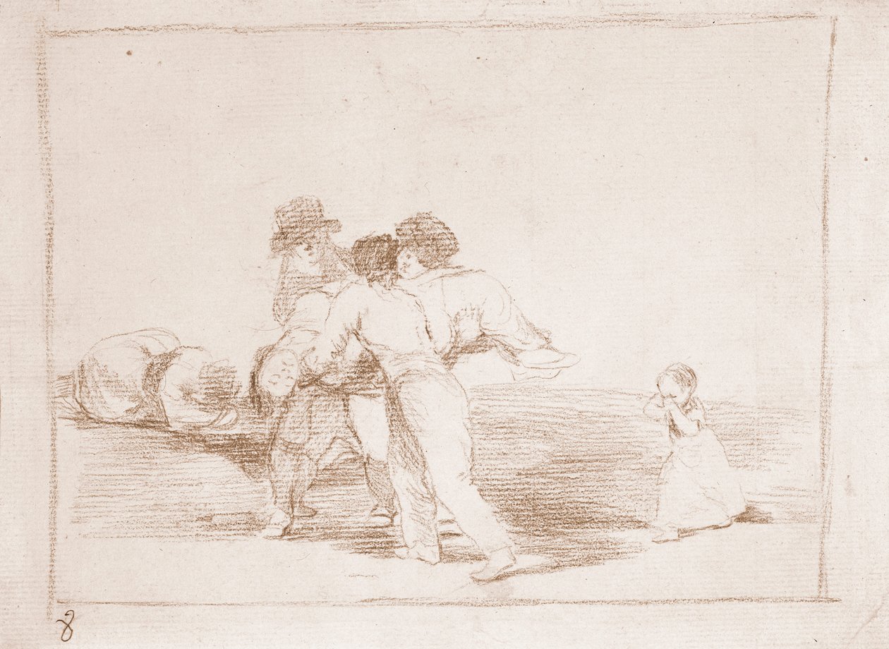 The Disasters of War: Unhappy Mother by Francisco de Goya