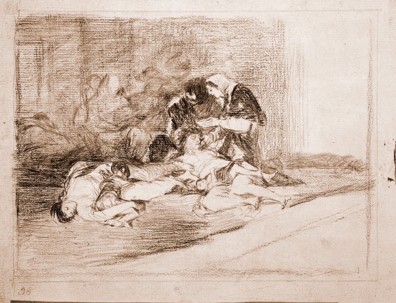 The Disasters of War: What is a Bowl For? by Francisco de Goya