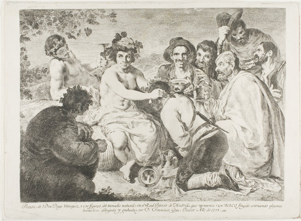 The Drunkards by Francisco Jose de Goya y Lucientes