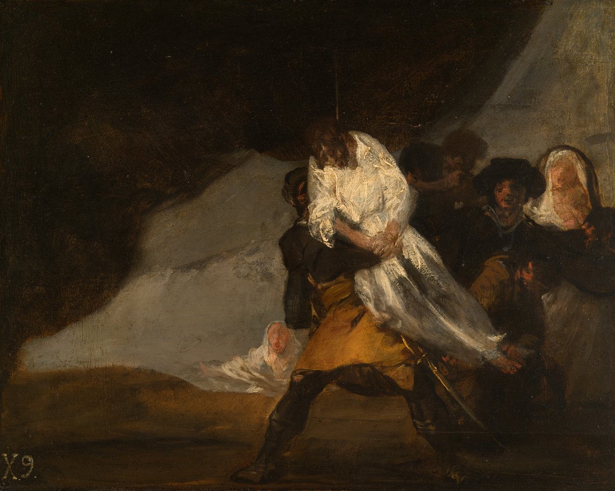 The Hanged Monk by Francisco Jose de Goya y Lucientes