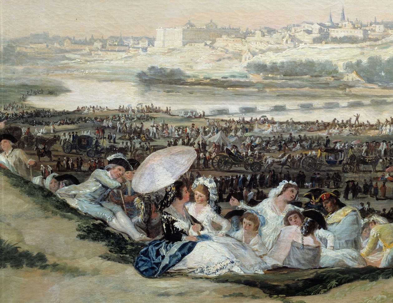 The Prairie of San Isidro by Francisco de Goya