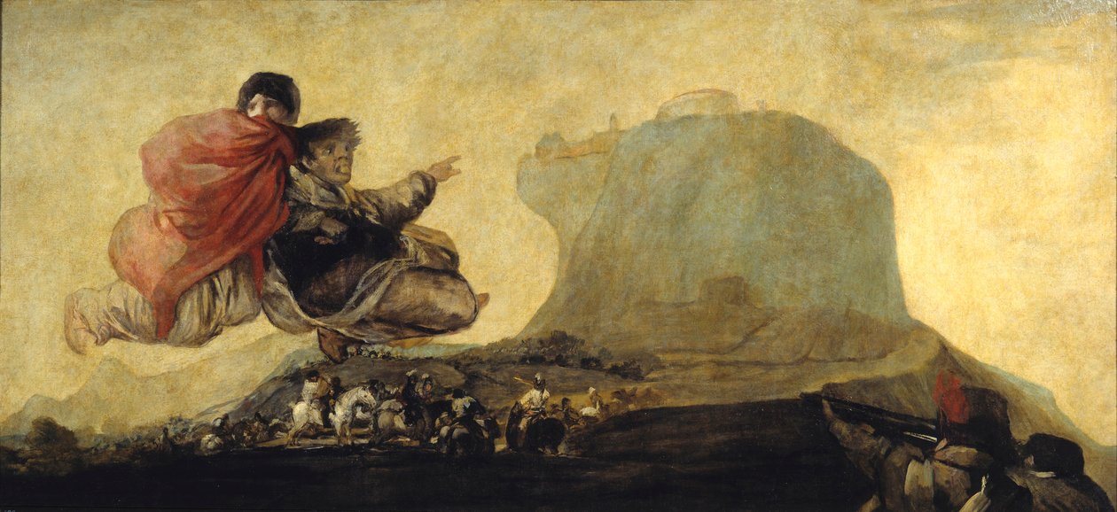 The Sabbath of witches or Fantastic Vision El Aquelarre. Painting by Francisco de Goya (1746-1828) 1819-1823 Sun. 1,23x2,65 m Madrid, Prado Museum by Francisco de Goya