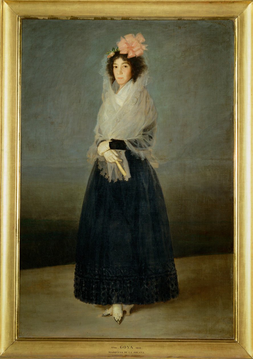 The Countess del Carpio, Marquesa de la Solana by Francisco Jose de Goya y Lucientes