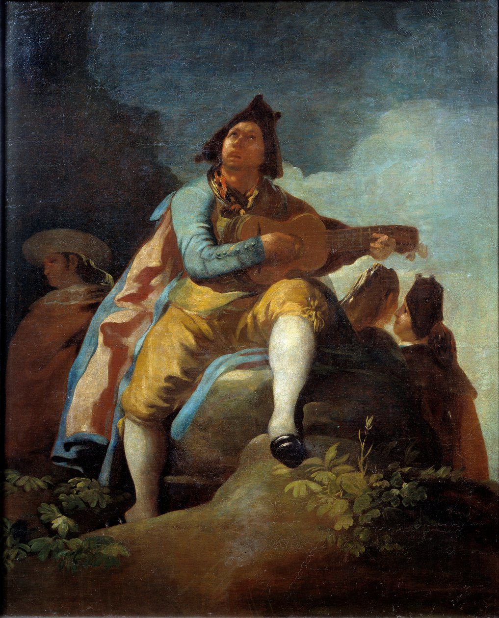 The elegant guitar by Francisco de Goya