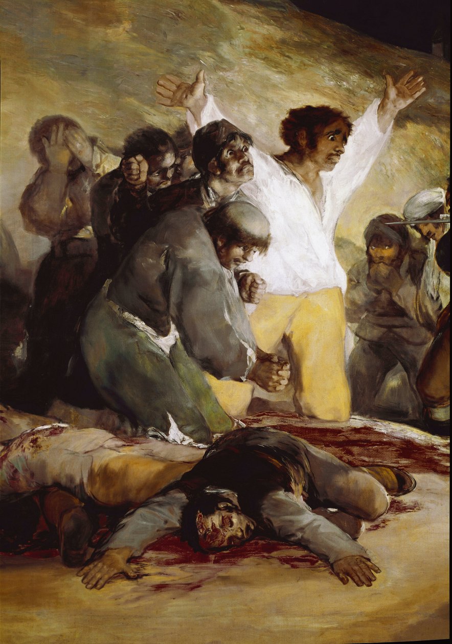 The execution of May 3 by Francisco de Goya