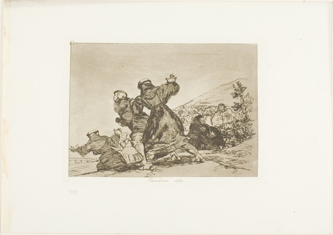 This too, Plate 43 from The Disasters of War by Francisco Jose de Goya y Lucientes