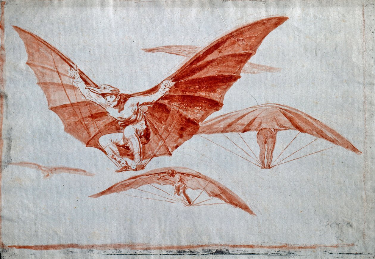 Ways of Flying by Francisco Jose de Goya y Lucientes