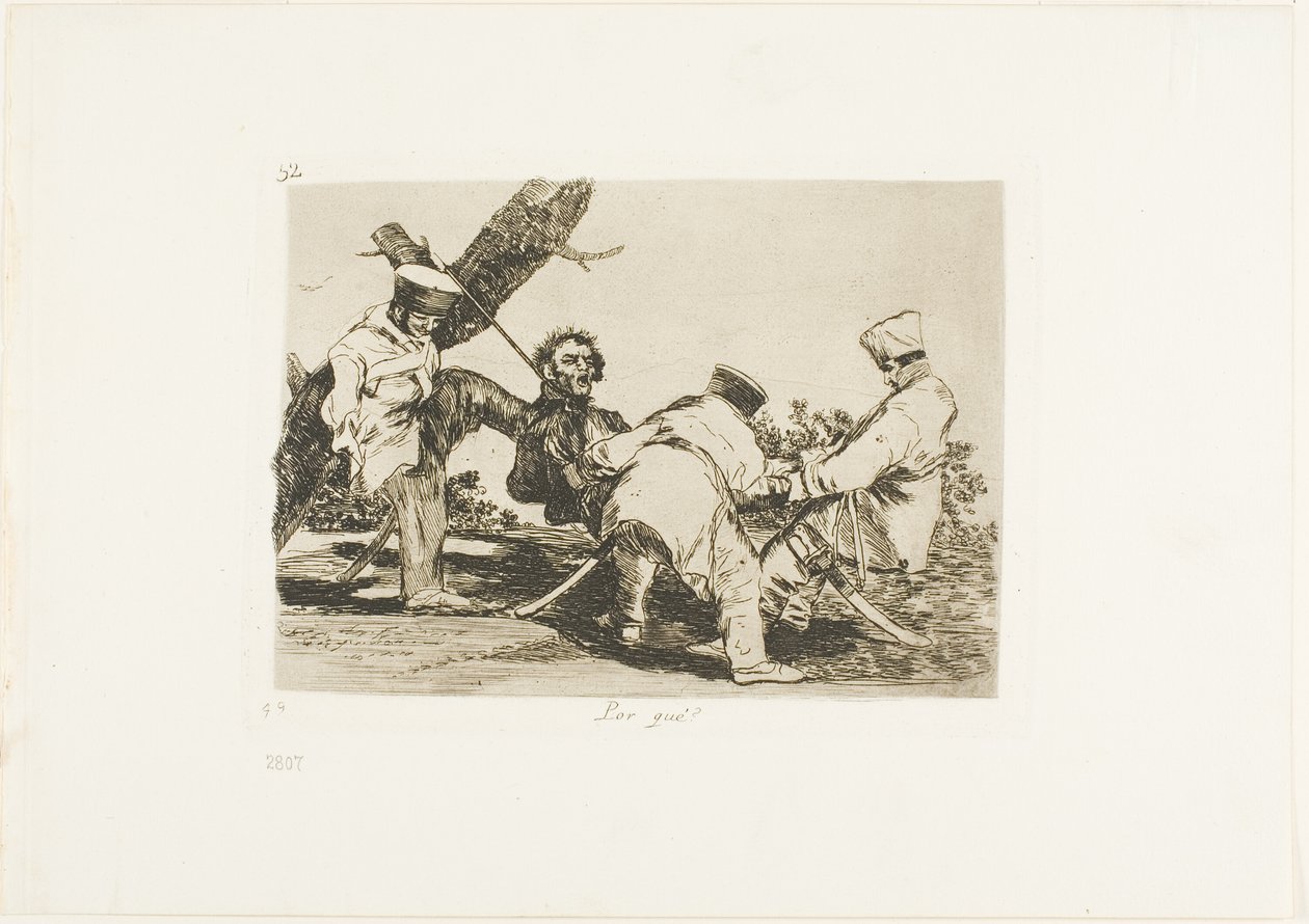 Why?, plate 32 from The Disasters of War by Francisco Jose de Goya y Lucientes