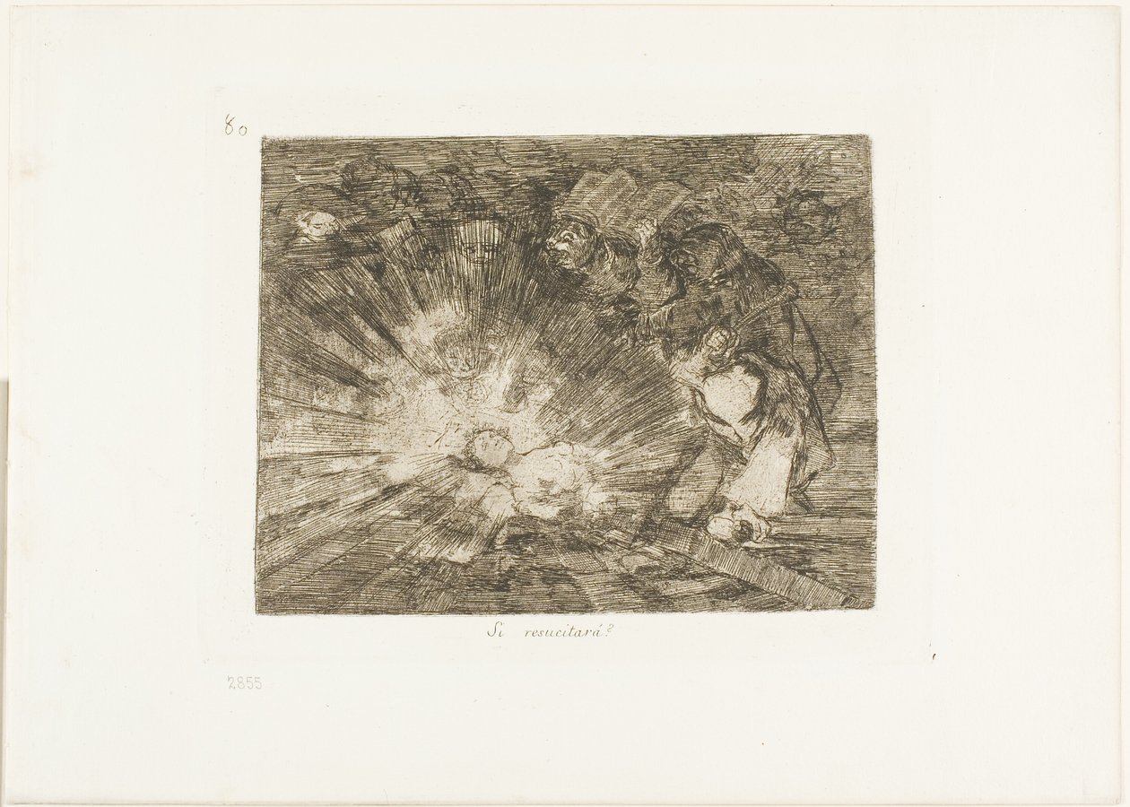 Will She Rise Again?, Plate 80 from The Disasters of War by Francisco Jose de Goya y Lucientes