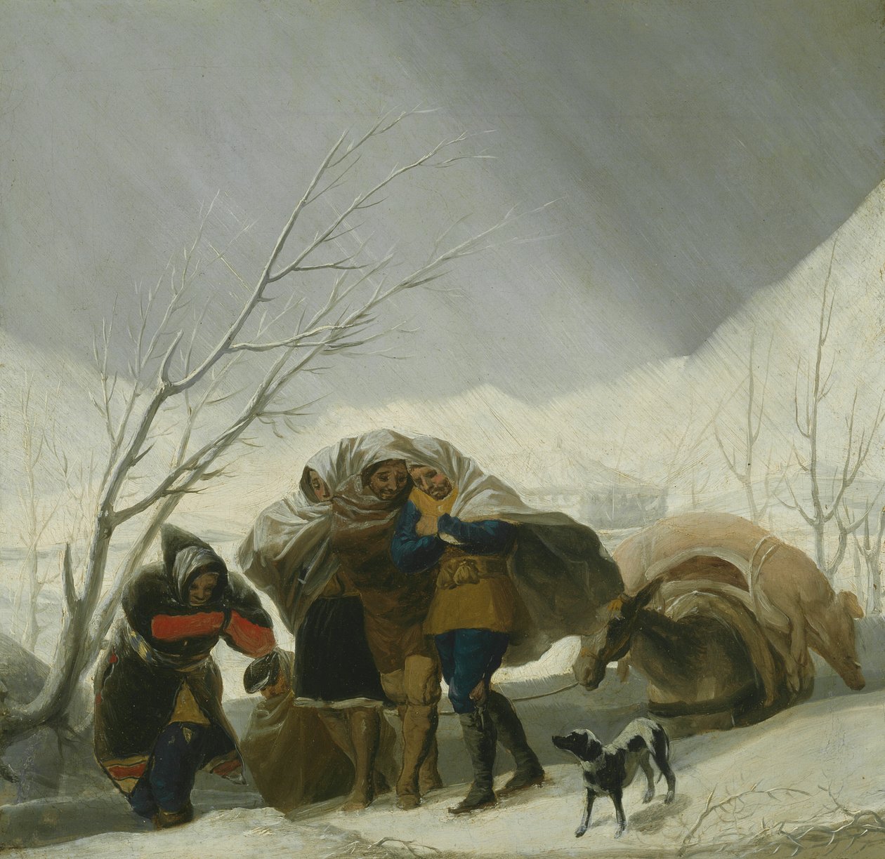 Winter Scene by Francisco Jose de Goya y Lucientes
