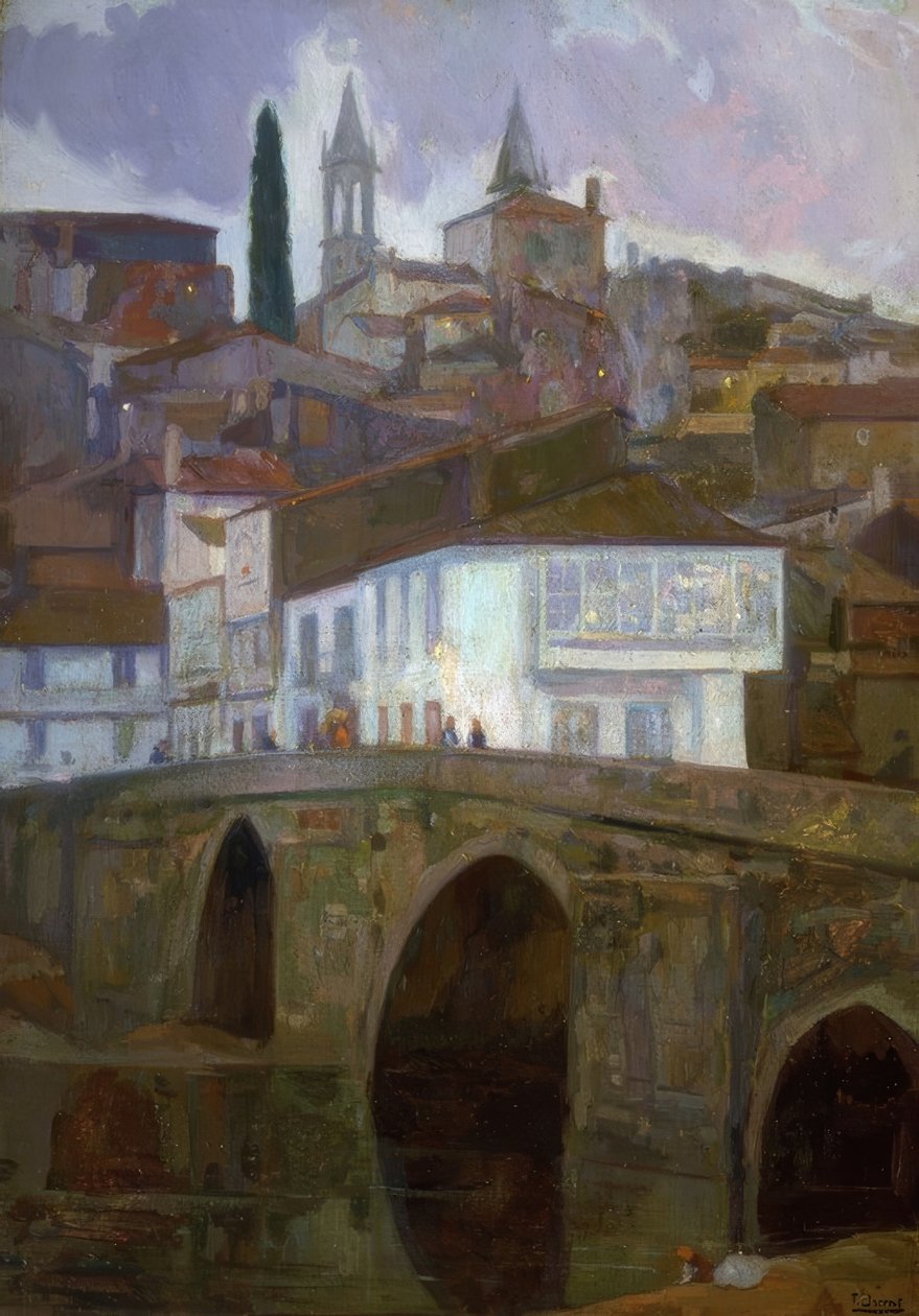 Between Lights (Betanzos) 1918 by Francisco Llorens Diaz