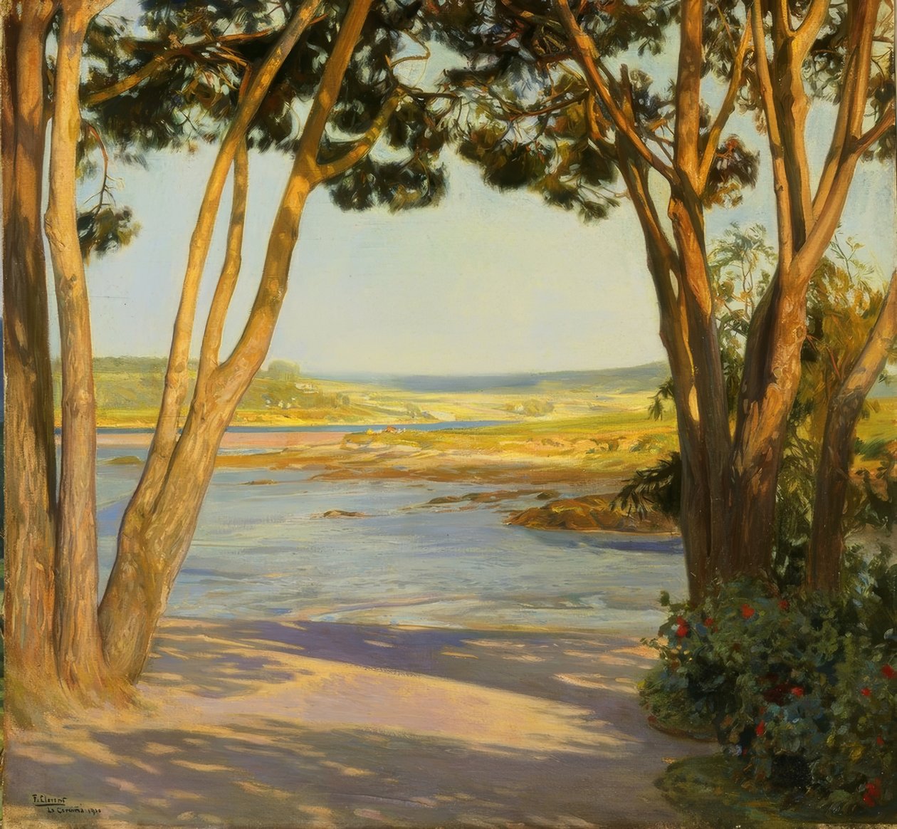 Santa Cruz – 1910 – 92x98 cm by Francisco Llorens Diaz