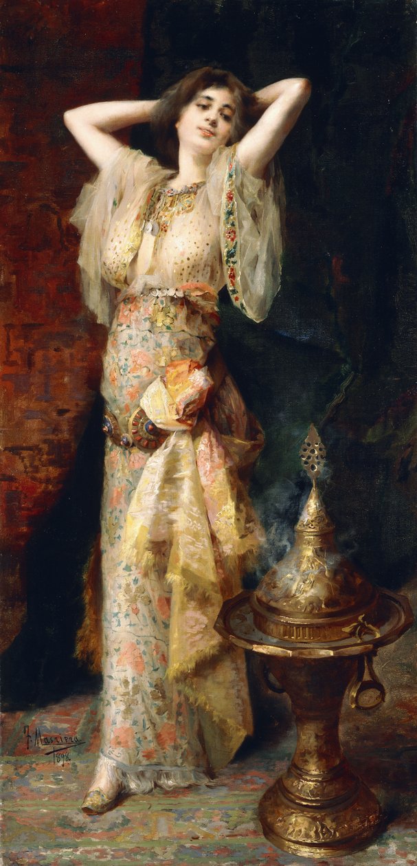 Odalisque by Francisco Masriera y Manovens
