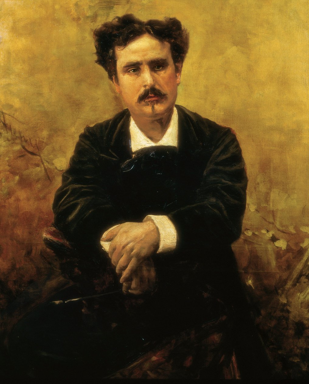Portrait of Mariano Fortuny by Francisco Peralta del Campo