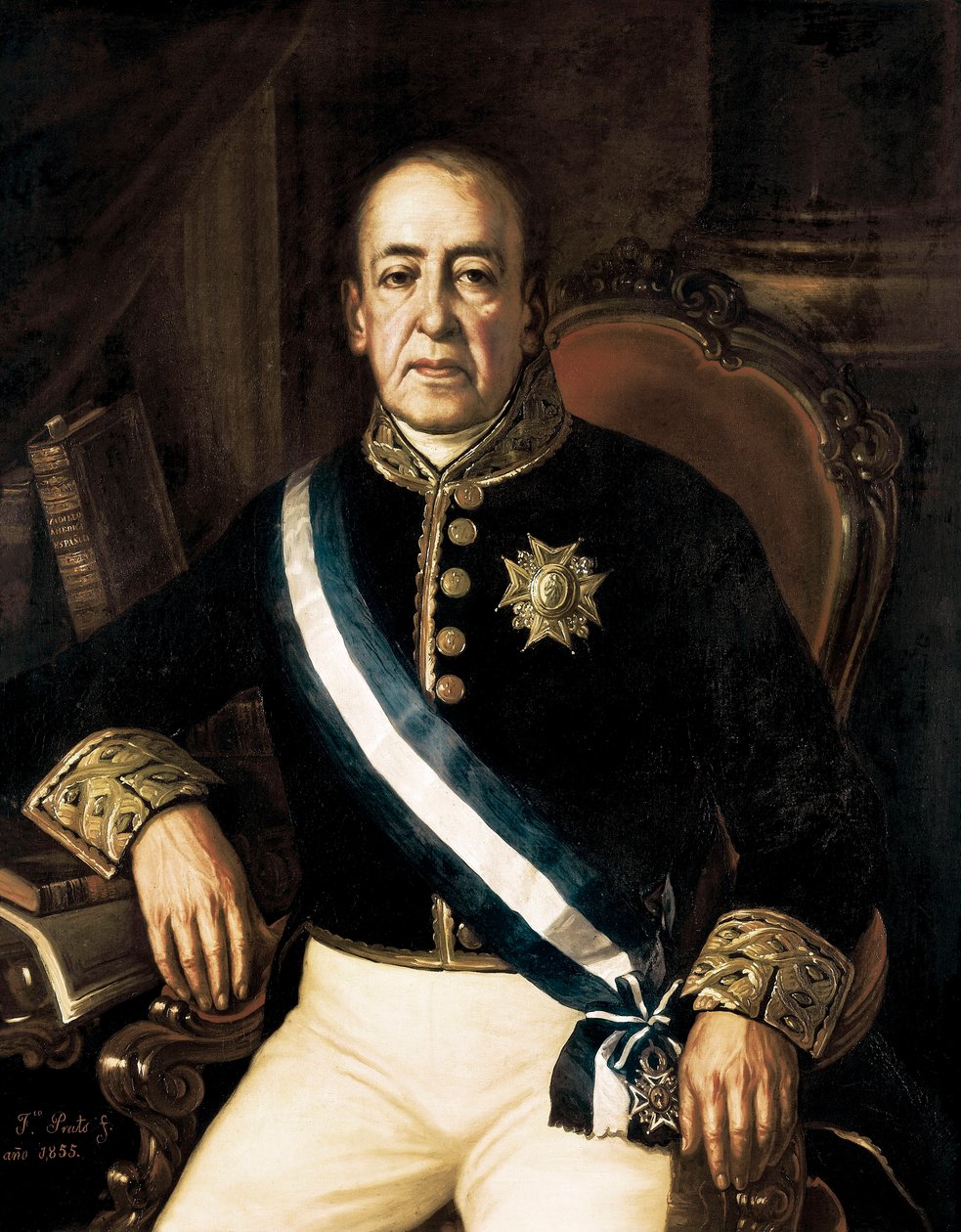 Portrait of Don Jose Manuel de Vadillo by Francisco Prats y Velasco